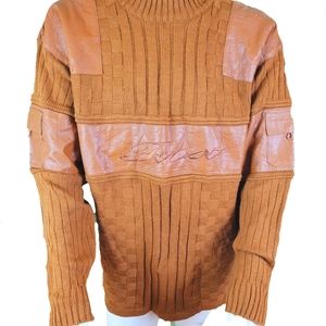 Men's Platinum Life Ribbed Pullover Sweater Size 2XL